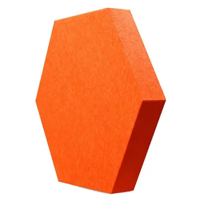 Mega Acoustic HEXAPET GP06 Orange Absorbent foam panel