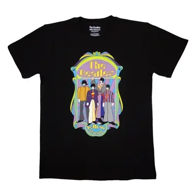 The Beatles T-Shirt Yellow Submarine Sub Band Frame v2 Unisex Black