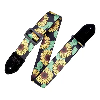 Levys MP2-009 Textile guitar strap Sunflower