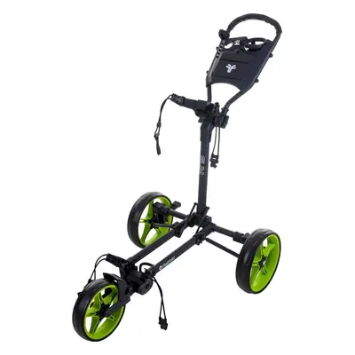 Fastfold Slim Charcoal/Green Manual Golf Trolley