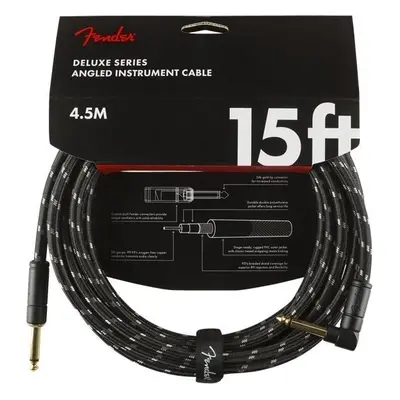 Fender Deluxe Series 4,5 m Straight - Angled Instrument Cable