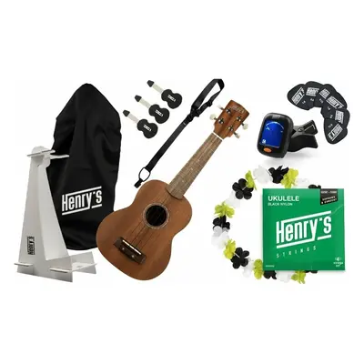 Henry's HEU10MSFP Natural Soprano Ukulele