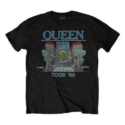 Queen T-Shirt Tour '80 Unisex Black