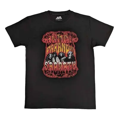 Black Sabbath T-Shirt Paranoid Psych Unisex Black