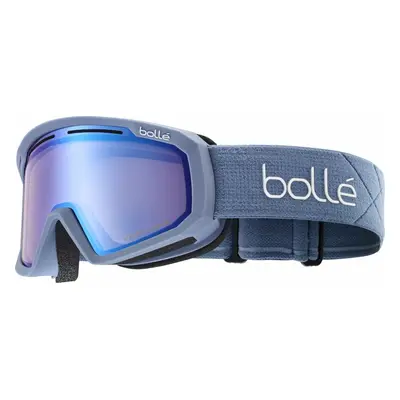 Bollé Y7 OTG Steel Blue Matte/Phantom+ Blue Semi Polarized Photochromic Ski Goggles