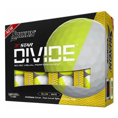 Srixon Z-Star Divide Golf Balls White/Tour Yellow Golf Balls