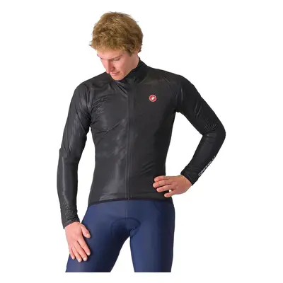 Castelli Squall Shell Jacket Light Black/Silver Gray