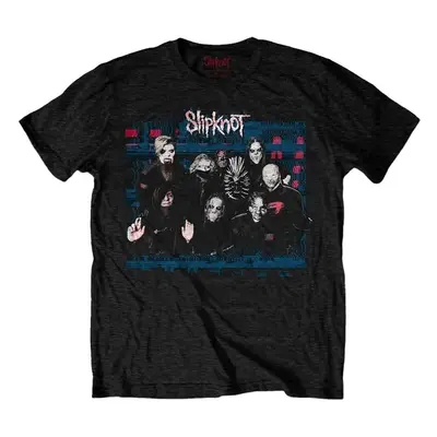 Slipknot T-Shirt WANYK Glitch Group Unisex Black