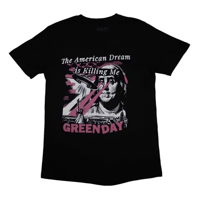 Green Day T-Shirt American Dream Unisex Black