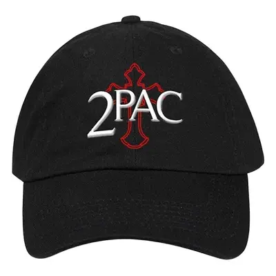 2Pac Cap Cross Logo Black