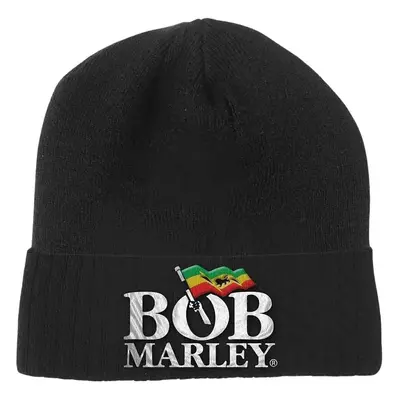 Bob Marley Hat Logo Black