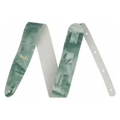 Fender Tie Dye Leather Strap Guitar strap Green