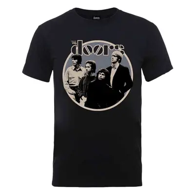 The Doors T-Shirt Retro Circle Unisex Black