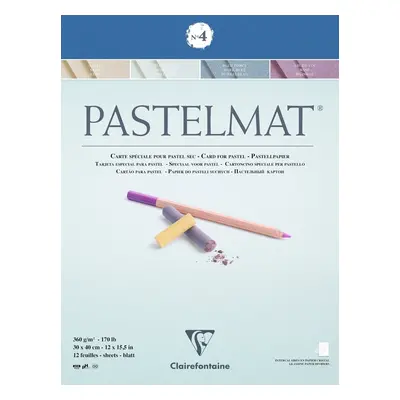 Clairefontaine Pastelmat Glued Pad N4 Sketchbook g