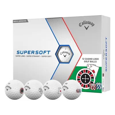 Callaway Supersoft White Casino Golf Balls