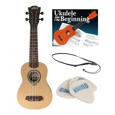 LAG TKU130S SET Natural Ukulele