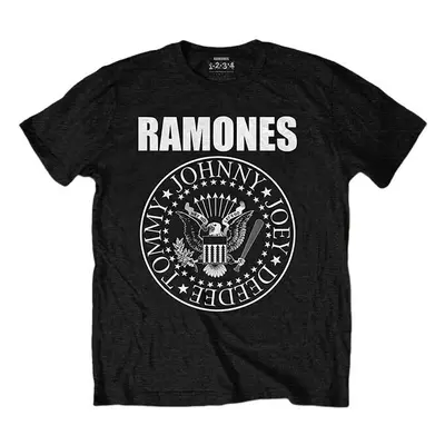 Ramones T-Shirt Hey Ho (Front & Back) Unisex Black