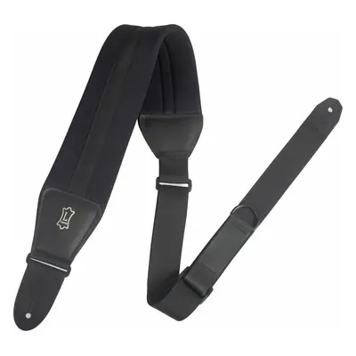 Levys MRHNP3-BLK Textile guitar strap Black