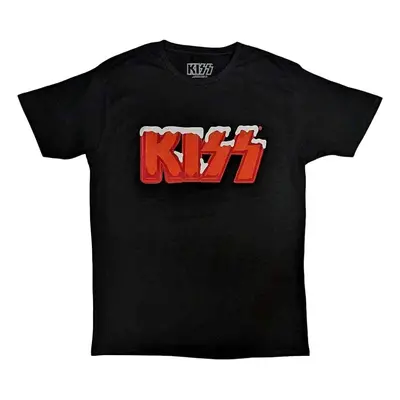 Kiss T-Shirt Holiday Logo Unisex Black