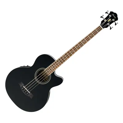 Ibanez AEB8E-BK Black Acoustic Bassguitar