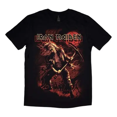 Iron Maiden T-Shirt Benjamin Breeg Red Graphic Unisex Black