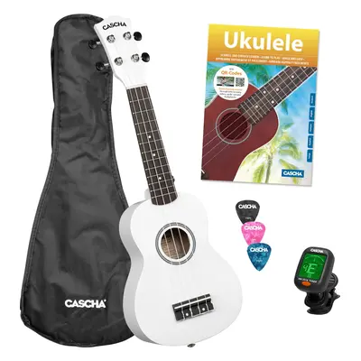 Cascha HH White Ukulele