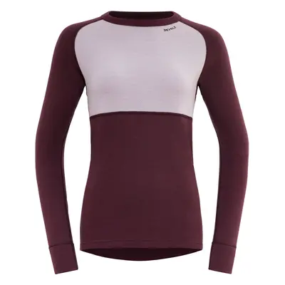 Devold Expedition Merino Silk Shirt Woman Port/Orchid Thermal Underwear