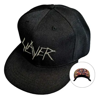 Slayer Cap Scratchy Logo Black