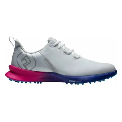 Footjoy FJ Fuel Sport White/Pink/Blue Men's golf shoes