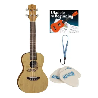 Luna UKE-BAMBOO-C SET Natural Ukulele