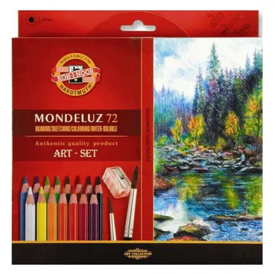 KOH-I-NOOR Mondeluz 3714/72 Set of Watercolour Pencils pcs