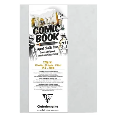 Clairefontaine Comic Book Layout Double Sided Paper Sketchbook g