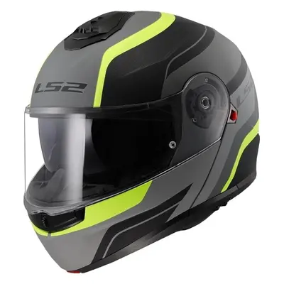 LS2 FF908 Strobe II Monza Matt Black/Hi-Vis Yellow Helmet