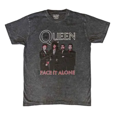 Queen T-Shirt Face it Alone Band Unisex Black