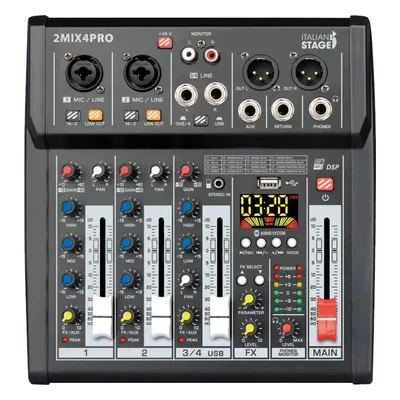 Italian Stage MIX4 PRO Mixing Desk