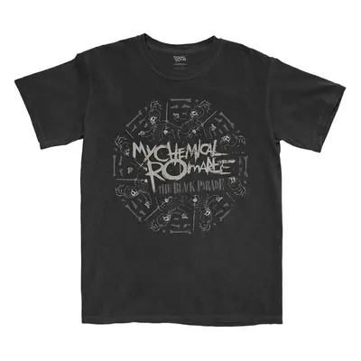 My Chemical Romance T-Shirt Circle March Unisex Black