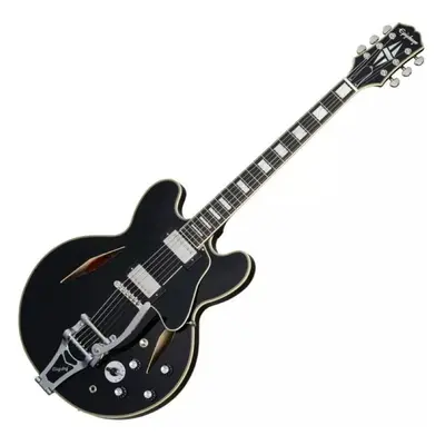 Epiphone Shinichi Ubukata ES-355 Custom Bigsby Ebony Semi-Acoustic Guitar