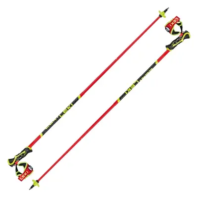 Leki Venom SL 3D Bright Red/Black/Neonyellow cm Ski Poles