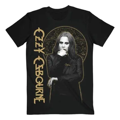 Ozzy Osbourne T-Shirt Patient No. Gold Graphic Unisex Black