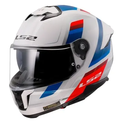 LS2 FF808 Stream II Vintage White/Blue/Red Helmet