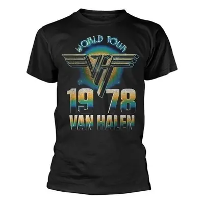 Van Halen T-Shirt World Tour '78 Unisex Black