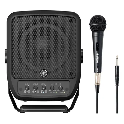 Yamaha STAGEPAS 100BTR + DM-105 Battery powered PA system