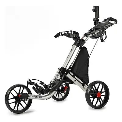 Snipergolf Shot 2.0 Silver/Black Manual Golf Trolley