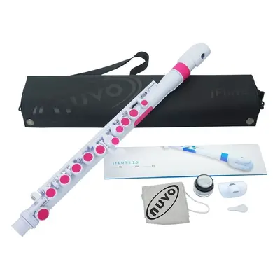 NUVO NUJF220PK Hybrid Wind Instrument Pink/White