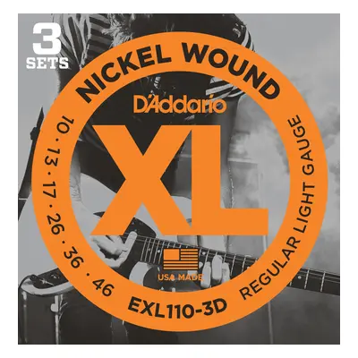 D'Addario EXL110-3D E-guitar strings