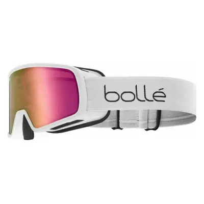 Bollé Nevada Jr Race White Matte/Rose Gold Ski Goggles