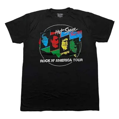 Queen T-Shirt Hot Space Tour '82 Unisex Black