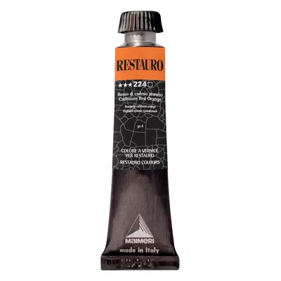 Maimeri Varnish Restauro Restoration Paint Cadmium Red Orange 20 ml pc