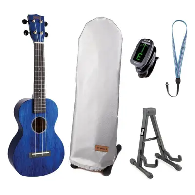 Mahalo MH2-TBU SET Trans Blue Ukulele