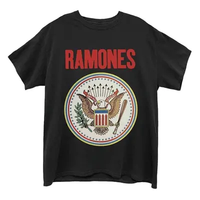 Ramones T-Shirt Full Colour Seal Unisex Black